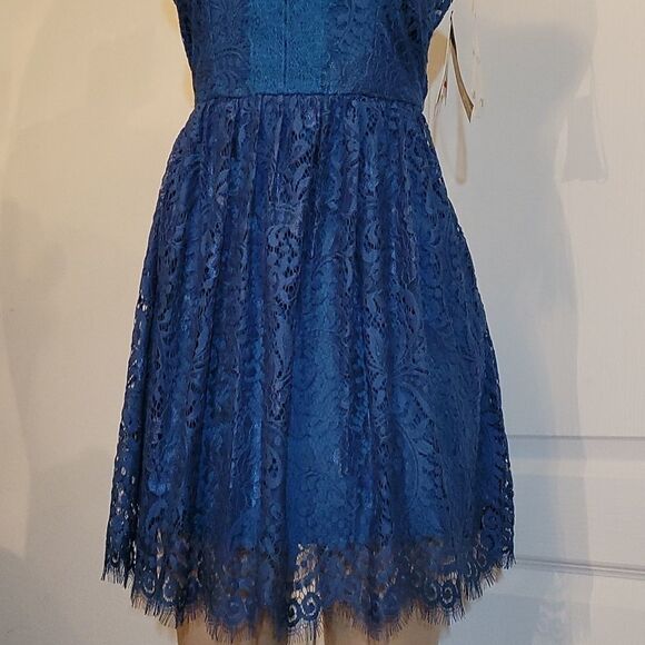 BRAND NEW TRIXXI  DARK GREEN LACE  DRESS - Picture 10 of 15